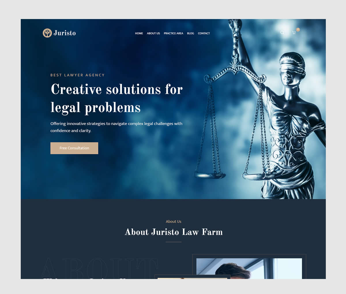 WordPress Development for Juristo Law Firm