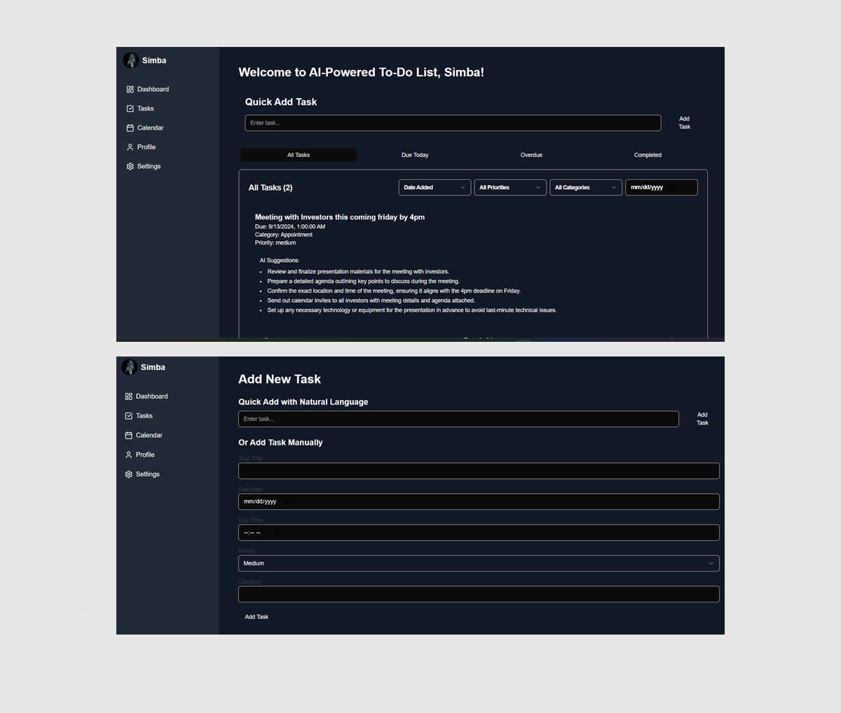 AI Powered Task Management Application (Taskmind -AI)
