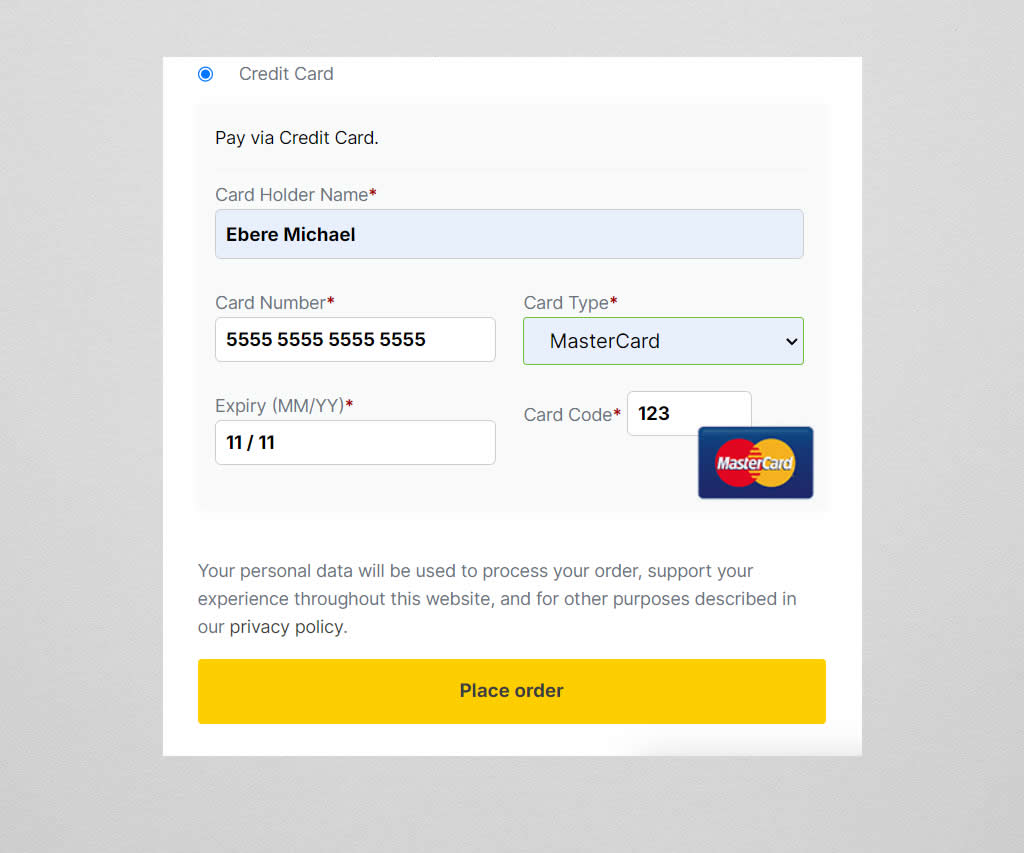 WooCommerce Offline Card Payment (Accept Card Offline)